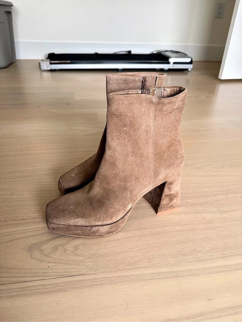 Dolce Vita Gracie Platform Bootie Brown Heeled Bootie
